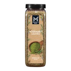 rosemary leaves seasoning mix in a jar