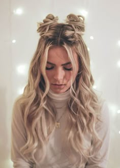 Holiday Hair Tutorial, Super Easy Hairstyles, Pinterest Hair, School Hairstyles, Holiday Hairstyles