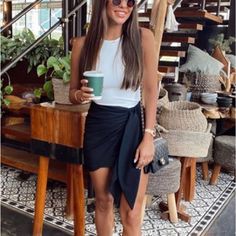 Ezgifindik Outfits, Beachy Clothes, Dubai Style, Instagram Coffee, Zara Skirts, Outfits Verano, Looks Chic, O Clock, Spring Summer Outfits