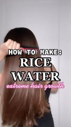 Healthy Natural Hair Growth, Extreme Hair Growth, Long Hair Tips, Hair Growing Tips, Extreme Hair, Rice Water, Hair Tips Video