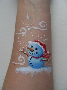 Snowman Face Painting, Beautiful Halloween Makeup, Halloween Beauty