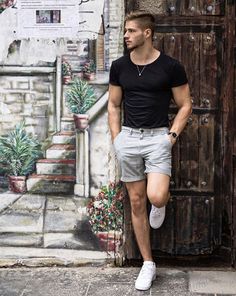 Trendy Spring Outfits, Mens Summer Outfits, Spring Outfits Men, Fashion Male, Open Doors, Person Standing, Summer Outfits Men, Mens Fashion Summer, Mens Casual Outfits