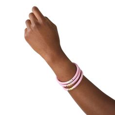 Like daughter, like mother. We know, this is backwards, but little girls did have them first. Now big girls can enjoy the beauty of our famous pink All Season Bangles. Sealed with our Three Kings bead, the set of three peony pink bangles is perfect for spring and summer and wonderful paired with gold, silver, or rose gold AWB®. Each set has our exclusive Lotus prayer bead in yellow gold, white gold, and rose gold…thus the name Three Kings, paying tribute to the three hues of gold. Three Kings Al Pink Bangles, Aubergine Color, Bangle Box, We Three Kings, Black Bangle, Black Amethyst, Gold Lotus, Peony Pink, Turquoise Crystal