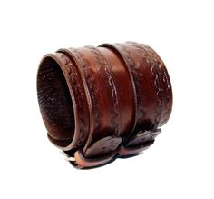 Unique brown leather bracelet! Very comfortable & easy to wear. Size: Wirst size: 6-8.5 inches(16-22cm) Width: 2.55 inch (5 cm) Color: brown. Material: genuine leather(leather is produced in Italy). If you have any questions please write! Handmade Vintage Brown Leather Bracelet Gift, Waxed Finish Leather Cuff Bracelet As Gift, Handmade Brown Cuff Bracelet, Adjustable Brown Leather Bracelet Gift, Vintage Brown Leather Bracelet As A Gift, Adjustable Vintage Brown Leather Bracelet As Gift, Adjustable Vintage Brown Bracelets As Gift, Adjustable Vintage Brown Leather Bracelet Gift, Brown Handmade Cuff Bracelets