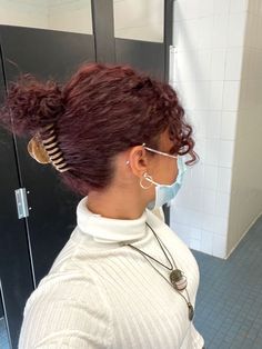 Chocolate Cherry Hair Color On Black Women, Red Wine Hair Color Dark Curly, Maroon Curly Hair Burgundy, Black Red Hair Curly, Burgundy Hair Curly Natural, Burgundy Red Hair Curly, Red Wine Hair Color Curly, Maroon Hair Curly