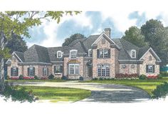 this is an artist's rendering of these luxury home plans