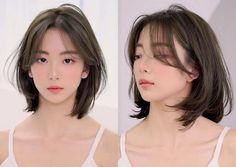 Short Hair Japanese Style Round Face, Korean Hair Round Face, Short Hair Ideas For Oval Faces, Short Hairstyle Women Circle Face, Short Hair Boss Lady, Asian Bob Haircut Oval Face, Short Oval Layered Haircut, Best Short Hairstyles For Oval Face, Short Haircut Korean Style Round Face