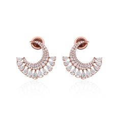 This fabulous Handmade Earrings is the right choice for you to dress to impress. It is made with 18k Rose Gold along with the Diamond studding and the spectacular design adds to its glittering. ✧✧Welcome To Our Shop Spectrum Jewels India✧✧ Crescent Moon Diamond Earrings, 18K Rose Gold Celestial Hoops, Half Moon Stud Earrings, Cluster Earrings, Wedding Earrings, Bridesmaid Gifts ★PRODUCT SPECIFICATION★ * ITEM CODE - SEE-15641E * METAL - 18k Rose Gold * 18k Rose Gold Weight : 5.37gm * GROSS WEIGHT Moon Stud Earrings, Diamond Earrings Design, Moon Studs, Earrings Bridesmaid, Etsy Bridesmaid Gifts, Ruby Jewelry, Emerald Earrings, Earrings Wedding, Yellow Gold Bracelet