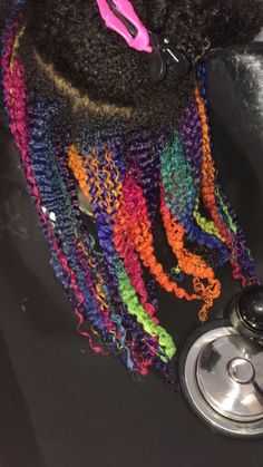 Baddie Hair, Curly Color, Best Hair Straightener, Rainbow Hair Color, Hair Flow, Editorial Hair, Colored Curly Hair