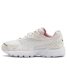 Puma Axis Marathon Running Shoes/Sneakers Marathon Running Shoes, Marathon Running, Running Shoes Sneakers, Brooks Sneaker, Saucony Sneaker, Low Top, Pink White, Running Shoes, Shoes Sneakers