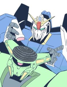 Zeta Gundam Art, Gundam Profile Picture, Gundam Funny, Gundam Pfp, Dino Lego, Zaku Gundam, Mama Meme, Gundam Fanart, Gunpla Custom Build