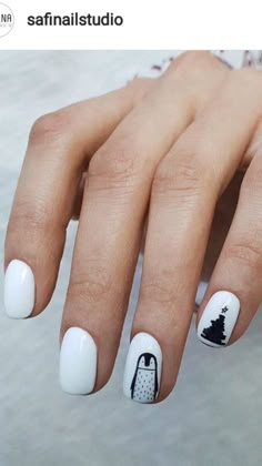 Christmas Nails Designs, Christmas Nails Ideas, Elegant Nail Designs, Latest Nail Trends, Cute Nails For Fall, Cute Christmas Nails, Nail Tattoo, New Nail Art