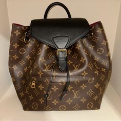 Guaranteed Authentic. Chip Technology. Excellent Pre-Loved Condition. Used A Handful Of Times And Has Normal Light Wear. No Charm Included. No Other Accessories Are Included. Will Include A Lv Box With Purchase. Final Sale, No Returns. Thanks For Looking! Montsouris Pm, Monogram Backpack, Louis Vuitton Bags, Louis Vuitton Bag, Final Sale, Black And Brown, Bag Lady, Louis Vuitton, Monogram