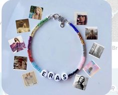 Taylor Swift Eras Tour Accessories, Taylor Swift Bead Bracelets, Bejeweled Bracelet Taylor Swift, Taylor Swift Eras Tour Friendship Bracelets, Eras Your Bracelet, Eras Friendship Bracelet, Taylor Swift Eras Party, Taylor Swift Bracelet Ideas, Taylor Swift Accessories