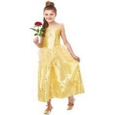 Gem Princess Belle   #maddistribution #maddistributionau #dressup #halloween #festival #party #fancydress #standout #costume    #910Years #Kids #DisneyPrincess #Rubies #Yellow  ➤ https://tinyurl.com/yycuts2j   FOLLOW US for more deals on Fancy Dress   Inspired by Belle’s famous yellow ball gown, this shorter dress will also have you in a spin! Its lamé and satin bodice is decorated with a Belle motif, while below the organza peplum, the skirt is fringed with sparling glitter detail. Contents: Dr Belle Fancy Dress, Princess Belle Costume, Disney Dress, Bardot Style, Belle Beauty And The Beast