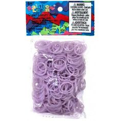 Latex free rubber bands for Rainbow Loom Rubber Band Bracelet. Includes: 600+ rubber bands & 24 C-clips. Makes up to 24 rubber band bracelets. Loom Rubber Band Bracelet, Dance Shirts Ideas, Duct Tape Flowers, Electric Purple, Diy Friendship Bracelets Tutorial, Wallet Tutorial