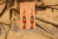 Handmade chakra earrings, supports balancing of the chakras, high and lower energies. These earrings are light weight and great for everyday use! Feminine Masculine Energy, Chakra Earrings, Feminine Masculine, Masculine Energy, Colorful Earrings, Yin Yang, Jewelry Earrings Dangle, Chakra, Dangle Drop Earrings