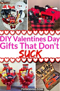 Creative diy Valentines gifts for boyfriend, husband, long distance, and couple. Cheap cute and romantic box and basket Valentine ideas for him. Valentines Day Gift Baskets For Couples, Valitines Boxes For Boyfriend, Valentine's Day Baskets For Him, Valentines Gift For Guy Friend, Bae Baskets Valentines For Him, Husband Valentines Day Basket, Boys Valentines Basket Ideas, Valentines Gift For Boyfriend Basket Diy, Valentine’s Day For Husband