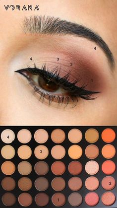 simple eye makeup tips for beginners that will take .. #eyeshadow #eyemakeup Doe Eyes Make Up, Machiaj Smokey Eyes, Make Up Diy, Natural Summer Makeup, Bentuk Alis, Natural Smokey Eye, Makeup Tip