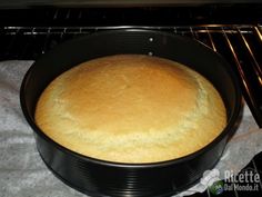 an uncooked bread is sitting in the oven