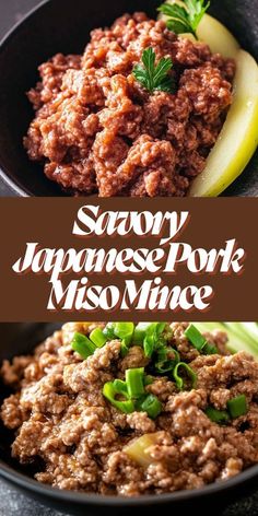 Discover the delicious flavors of Japanese cuisine with this easy Nikumiso recipe! 🍚 Perfectly seasoned ground pork is simmered with miso, soy sauce, and a hint of sweetness for a savory topping that’s perfect over rice, noodles, or veggies. Ideal for quick weeknight dinners or meal prep. Try this Japanese classic today! #JapaneseRecipes #PorkMince #EasyDinnerIdeas #Nikumiso #AsianCooking 🍴 Japanese Ground Pork Recipes, Ground Kangaroo Recipe, Ground Pork And Rice Recipes, Miso Paste Recipes, Miso Sauce Recipe, Pork And Rice Recipes, Pork Mince Recipes, Ground Pork Recipes