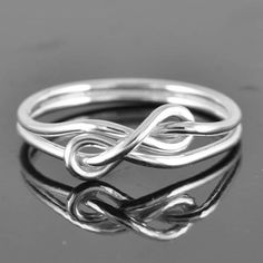 infinity ring, infinity knot ring, best friend ring, promise ring,personalized ring, friendship ring, sisters ring Sisters Ring, Best Friend Ring, Infinity Knot Ring, Best Friend Rings, Sister Rings, Flatware Jewelry, Friend Rings, Friendship Ring, Love Knot Ring