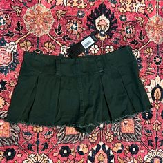 Army Green Pleated Micro Mini. Brand New With Tags. Us 4/Au 8. Micro Skirt, Micro Mini, Princess Polly, Army Green, Womens Skirt, Size 4, Brand New, Skirt, Tags