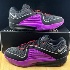 Nike Kevin Durant Kd 16 Pathway Royalties Black Purple Dv2917-002 Sz 9.5 Men's >Brand New Never Worn And In Amazing Condition, (Has Box But Missing Lid) No Rips/Tears/Stains Anywhere On The Shoes. If You Have Any Questions Please Message Me And I’ll Get Back To You As Quickly As Possible. >If You Like This Pair Of Shoes You May Like Some Of My Other Pairs As Well, I Have Over 500 Pairs To Choose From I Give Discounts On All Bundles Nike Purple Basketball Shoes With Boost Midsole, Purple Low-top Basketball Shoes With Rubber Sole, Purple Lace-up Basketball Shoes With Rubber Sole, Purple Basketball Shoes For Sports, Nike Purple Basketball Shoes For Sports, Purple Nike Basketball Shoes For Sports, Purple Low-top Synthetic Basketball Shoes, Purple Synthetic Basketball Shoes, Purple Lace-up Basketball Shoes For Sports