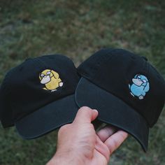 Choose the shiny (Blue) or non-shiny (Yellow) version! A great gift or piece for everyday wear. Direct embroidery, only available here at Embroidered Dad Hats!  * Embroidered on a cotton dad hat. * Adjusts up to 24" in circumference. (kids size: 22" in circumference) * Unstructured and low profile fit. * Free poly-bag shipping in 🇺🇸 (more options at checkout). Embroidered from our shop in Dallas, TX ❤️ If you have any special requests or questions please feel free to message us! Embroidered Hats, Dad Caps, Poly Bags, Hats For Sale, Dad Hat, Dallas Tx, Baby Bag, Trucker Cap, Dad Hats