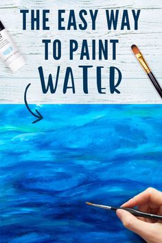 the easy way to paint water