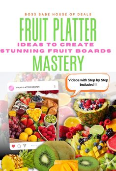 the fruit platter has to create stunning fruits