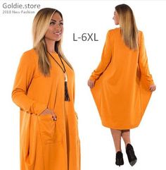 Gender:Women Sleeve Length(cm):Full Material:Polyester,Lanon,Spandex,Cotton Season:Autumn Waistline:Natural - Buy on Tripleclicks Casual Dress Plus Size, Dress Big Size, Plus Size Fashion Dresses, Casual Dress Women, Casual Dresses Plus Size, Big Size Dress, Dress With Jean Jacket, Long Sleeve Casual Dress, Plus Size Fashion For Women