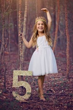 Fifth Birthday Photo Shoot, 5 Year Photoshoot, Hipster Toddler, Princess Photo Shoot, Lace Crown, Toddler Photoshoot, Crown For Kids, Gold Ombre