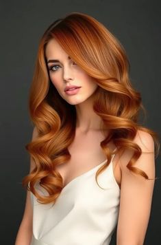 Click On 'Visit Site' For 12 Additional Copper Hair Ideas And For The High-Quality Photo And Description Of This Gorgeous Copper Hair Waves For Effortless Elegance! #Hairstyle #Haircuts #Hair #Hairideas Copper Hair Ideas, Copper Hair, Hair Game, Effortless Elegance, Hair Waves, Quality Photo, Redheads, Hair Ideas, Hair Inspo