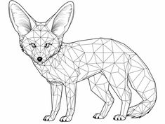 illustration of Whimsical fennec fox coloring art Fennec Fox Drawing, Mandala Turtle, Fox Drawing, Coloring Page For Adults, Coloring Art, Fennec Fox, Safari Adventure, Fantasy Fairy, Wild Animals