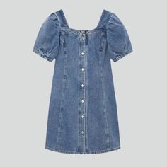 Introducing the vintage wash buttoned denim dress from our 2023 Summer Collection ââ‚?a classic flair piece that evokes effortless elegance!Why You'll Love ItThis iconic dress is the perfect blend of contemporary fashion and vintage charm. Crafted from high-quality denim. it features a stylish mini fit. a dark wash distressed pattern. and a sleek buttoned closure ââ‚?perfect for making a statement while embracing the '90s punk trend renaissance!Key Highlights: Vintage Vibe: This dress is designe Denim Dresses Online, Radiate Confidence, Couture Style, Womens Denim Dress, Jean Dress, Iconic Dresses, Vintage Vogue, Casual Attire, Contemporary Fashion