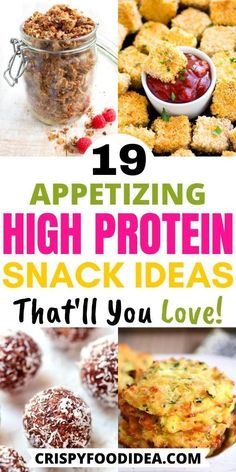 the top ten appetizing high protein snack ideas that'll give you love