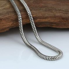 Mens Sterling Silver Jewelry, Mens Chain, Hammered Silver Jewelry, Simple Silver Jewelry, Mens Silver Jewelry, Gold Snake Chain, G 20, Unique Silver Jewelry