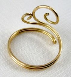 folded-wire-rings-012 Ring Tutorial, Wire Jewelry Designs, Basic Jewelry