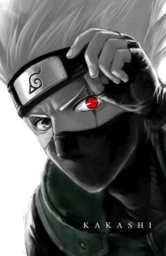 "Sharingan Eye Kakashi" by morbidprince. Nice contrast of  the eye and the rest of the image XD Hatake Kakashi, Kakashi Hatake, Naruto Uzumaki, An Anime, Naruto Boruto, Anime Naruto, Anime And Manga, Naruto Shippuden, Anime Character