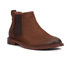 A stylish chelsea boot is a must-have for everyone. Made from genuine leather, the Lyle is your perfect choice throughout the season. Leather, Elastic upper, Pull on entry,4.5\ shaft height,9\ shaft circumference, Round Toe, Leather, Cotton footbed, Rubber outsole | Men's Vintage Foundry Co Lyle Boot in Brown Size 9 Chelsea Boots Mens, Leather Chelsea Boots, Boots Brown, Chelsea Boot, Brown Boots, The Vintage, Size 13, Boots Men, Vintage Men