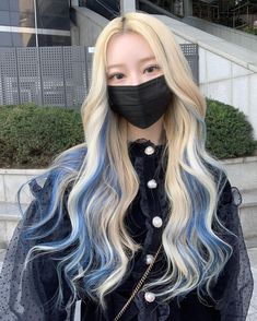 Purple Blonde, Korean Hair Color, Hair Color Streaks, Korean Hair, Hair Streaks, Pretty Hair Color, Hair Colours, Hair Dye Colors, Dye My Hair