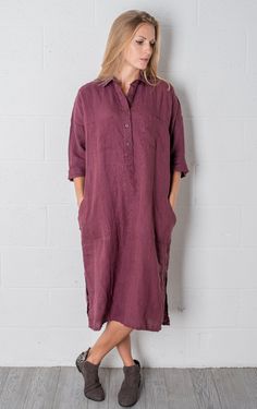 Plus size oversized tshirt dress - 100% European flax - pre-washed/pre-shrunk - medium weight linen - soft and comfortable - great texture and lovely wrinkles Oversized Tshirt Dress, Oversized Aesthetic, Oversized T Shirt Dress, Linen Midi Dress, Oversized Dress, Dress Boho, Boho Wedding Dress, Linen Dress, Dress Clothes For Women