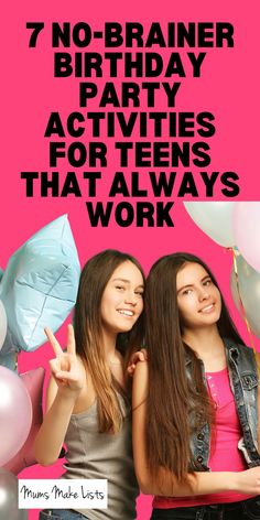 15 Birthday Party Games, This Or That Birthday, Outside Games For Birthday Parties, Party Ideas For 14th Birthday Girl, Teenage Birthday Activities, Fun Party Activities For Teens, Fun Activities To Do At A Birthday Party, Games To Play At A Party For Teens, Things To Do At A Teenage Birthday Party