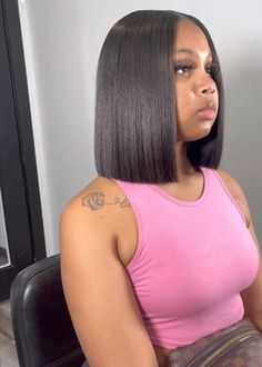 Natural Hair Bob Cut, Weave Bob Hairstyles, Natural Hair Bob, Extensions Eyelash, Lemonade Braids Hairstyles, Frontal Hair, Natural Hair Short Cuts, Corte Bob, Quick Weave Hairstyles