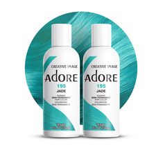 PRICES MAY VARY. Vibrant Color Quick and Easy to use Made in USA Free of Alcohol, Peroxide, and Ammonia Vegan and Curelty Free Adore Semi Permanent Hair Color, Adore Hair Dye, Green Hair Dye, Semi Permanent Hair Dye, Hair Dyes, Semi Permanent Hair Color, Permanent Hair Dye, Toxic Chemicals, Permanent Hair Color