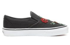 Vans Floral Sequins Slipon VN0A38F7VM6 Vans Floral, Shoes Black, On Shoes, Slip On Shoes, Black Shoes, Your Perfect, Slip On, Sneakers, Floral