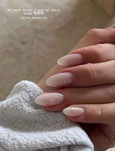 Milky Pink Nails, Basic Baddie Nails, Milky Pink, Milky Nails, Baddie Nails, Minimal Nails, Soft Nails