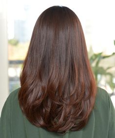 IMAGE1 Hidden Layers Haircut, Medium Hair Cuts, Dark Brown Hair