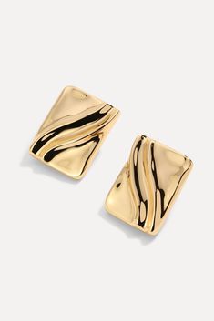 Adva Clip on Earrings – Lili Claspe Lili Claspe, Jewelry Cleaner, Brass Earrings, Jewelry Pouch, 14kt Gold, Designer Earrings, Clip On, Warm Water, Rhodium Plated